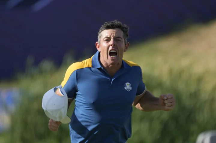 Rory McIlroy takes inspiration from Roman emperor to lead Europe to Ryder Cup success as top scorer