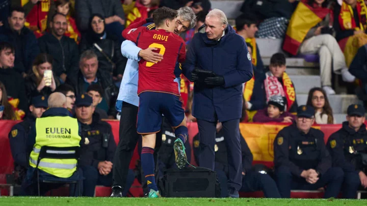 Spain manager rejects 'Barcelona's complaints' after Gavi suffers serious knee injury