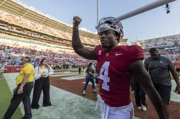 No. 11 Alabama visits Texas A&M in matchup of 4-1 SEC West teams