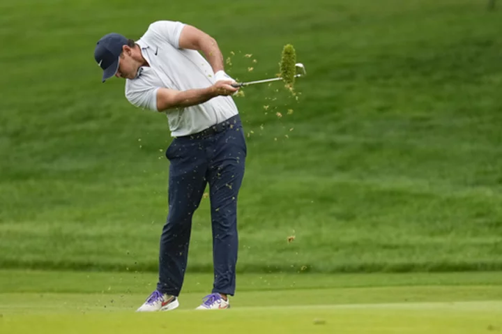 Koepka a tough customer on a tough day to lead PGA Championship