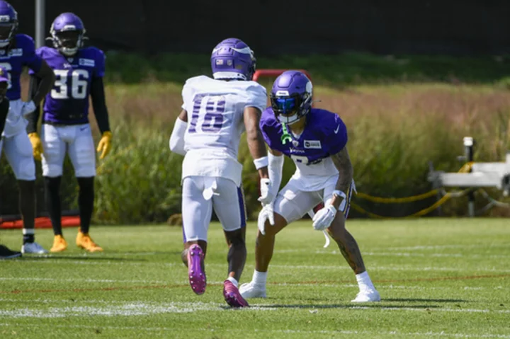 Byron Murphy making plays for Vikings in joint practices with Cardinals