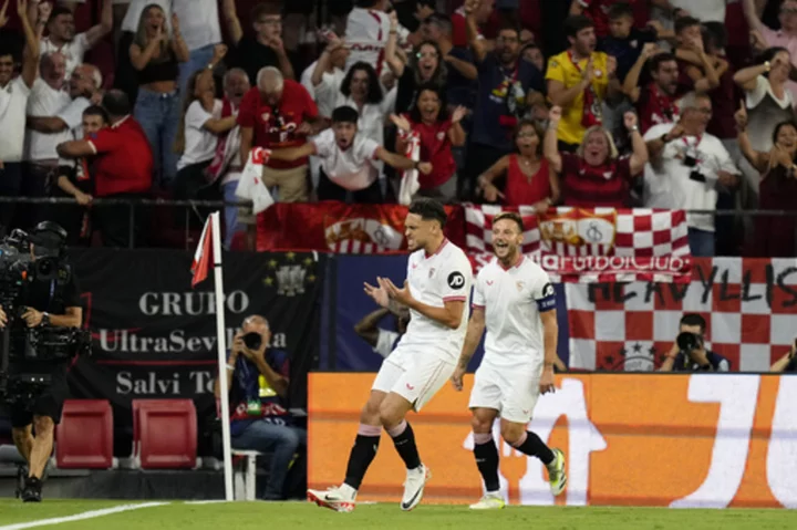 Sevilla held by Lens 1-1 at home in group stage of Champions League