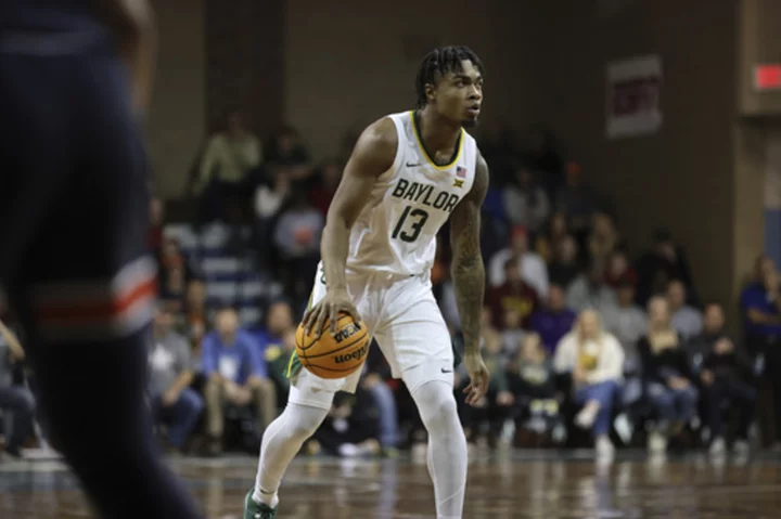 No. 20 Baylor rallies to beat Auburn 88-82 behind strong game from Ja'Kobe Walker