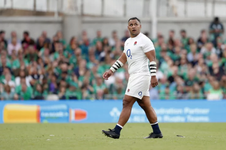 Vunipola red-carded for England in 29-10 loss to Ireland in Rugby World Cup warmup