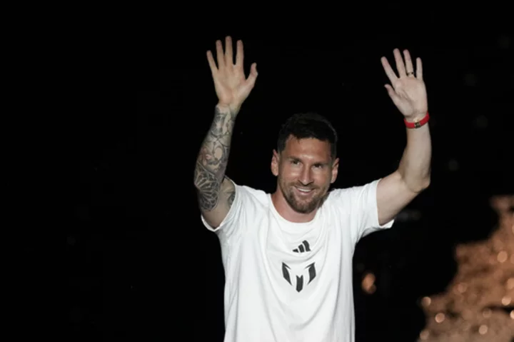 Lionel Messi introduced by Inter Miami and Major League Soccer