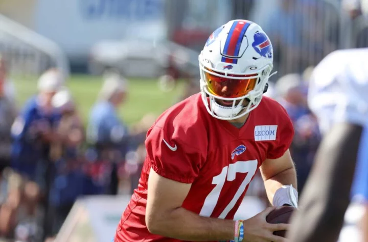 Bills practice gets heated with controversy from Josh Allen