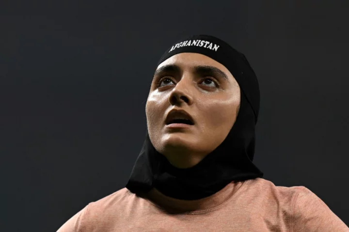 Afghan woman sprinter sends message of defiance at Asian Games