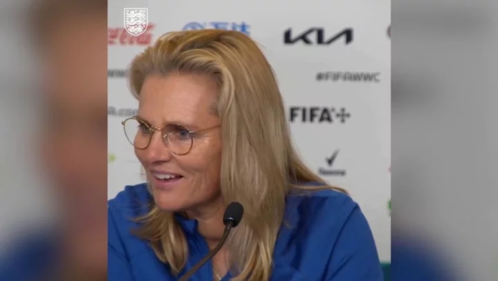 England boss Sarina Wiegman left confused by journalist using amusing British turn of phrase