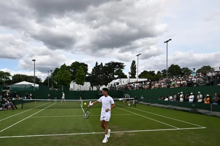 New balls please: Wimbledon hopefuls do battle in qualifying event