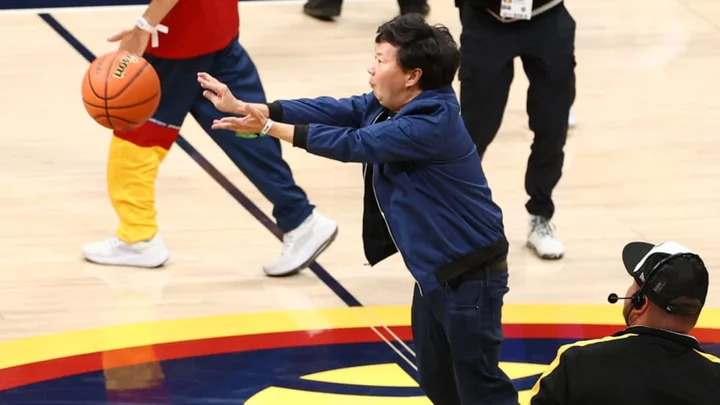 Ken Jeong's Half-Court Shots at Game 1 of the NBA Finals Were Hilariously Off-Target