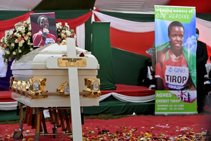 Slain Kenyan athlete Tirop's accused husband freed on bail