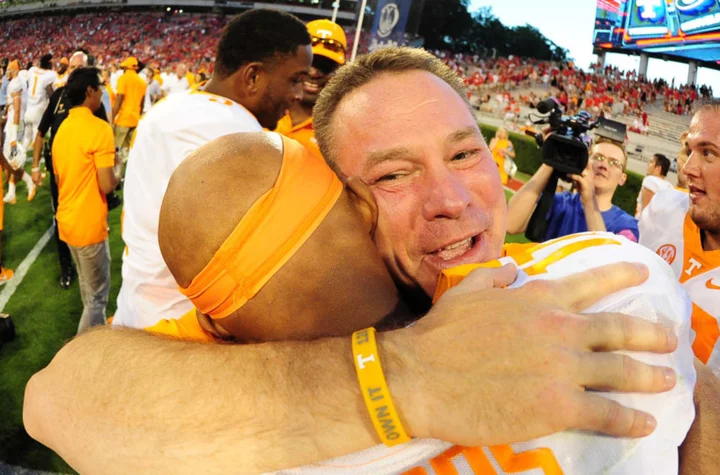 When was the last time Tennessee beat Georgia in football?