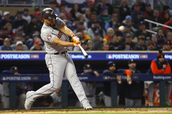 Abreu powers Astros into 7th straight ALCS with 3-2 victory over Twins