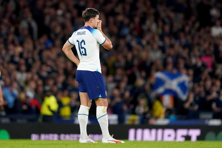 Harry Maguire’s mother condemns ‘disgraceful’ abuse aimed at her son