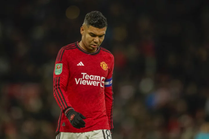 Manchester United midfielder Casemiro unlikely to play before Christmas after hamstring injury