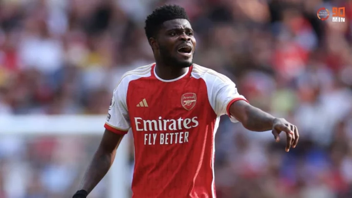Thomas Partey joins Arsenal pre-season squad with Gunners not pushing for sale