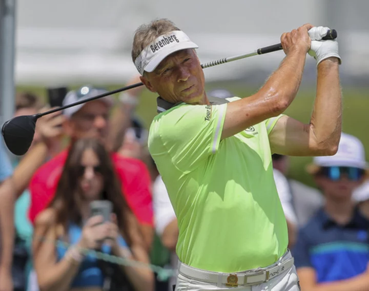 65-year-old Bernhard Langer wins the US Senior Open to break the Champions’ victory record