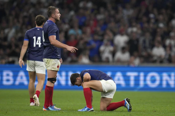 France confirms facial fracture for star Dupont at Rugby World Cup, yet to know how long he's out