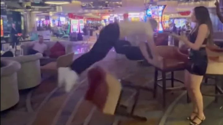 Guy Trying to Do a Backflip at Casino Bar Fails in Most Awesome and Painful Way Possible