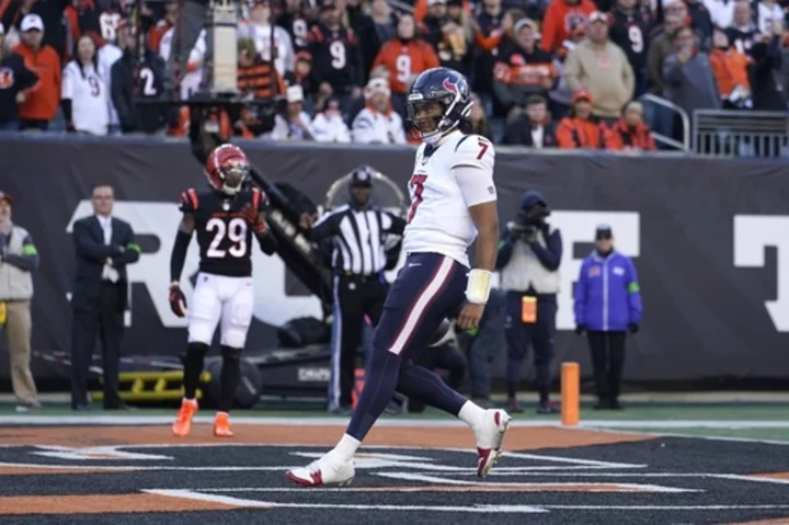C.J. Stroud leads another game-winning drive, Texans edge Bengals 30-27 on last-second field goal