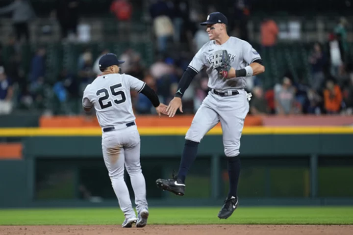 Yankees win consecutive games for first time in 4 weeks, beat Tigers 4-2