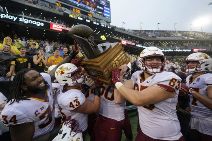 Fans try to put cloud of gambling investigation to the side as Iowa-Iowa State rivalry game arrives