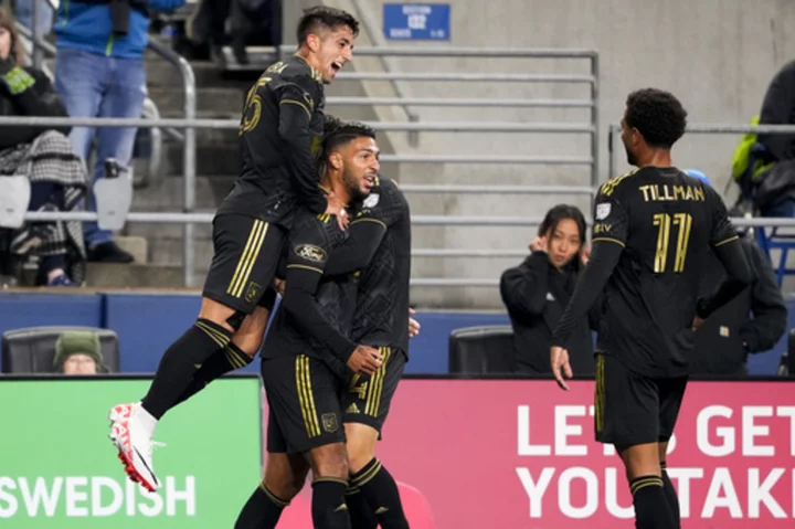 Golden Boot winner Denis Bouanga scores only goal as LAFC knocks out Seattle 1-0 in MLS playoffs