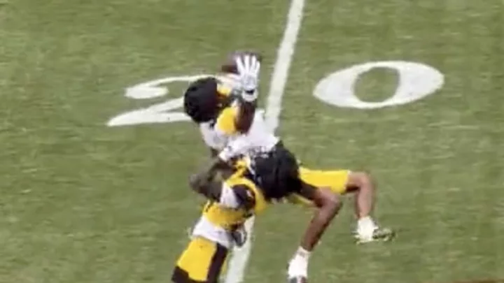 George Pickens Had a Sick Catch at Steelers Training Camp