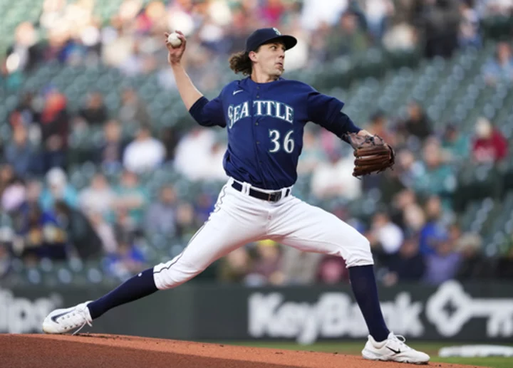 Seattle's Logan Gilbert has perfect game thru 6 vs Rangers