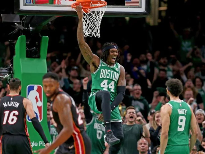 NBA Playoffs: Boston Celtics blow out Miami Heat, 110-97, in 'win or die' Game 5