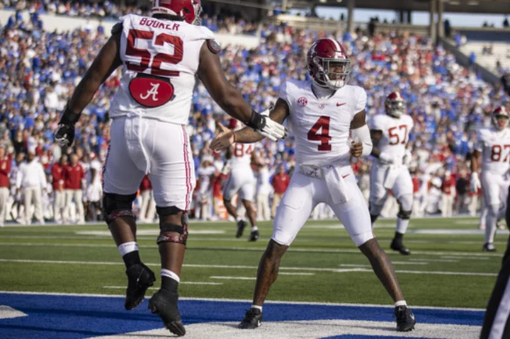 No. 8 Alabama tries to maintain momentum, focus with visit from FCS team Chattanooga