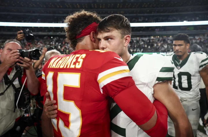 Chiefs Rumors: Patrick Mahomes' powerful message to Zach Wilson, new WR1 emerging, and more