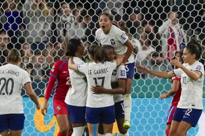 Diani scores a hat trick as France beats Panama 6-3 to advance at the Women's World Cup
