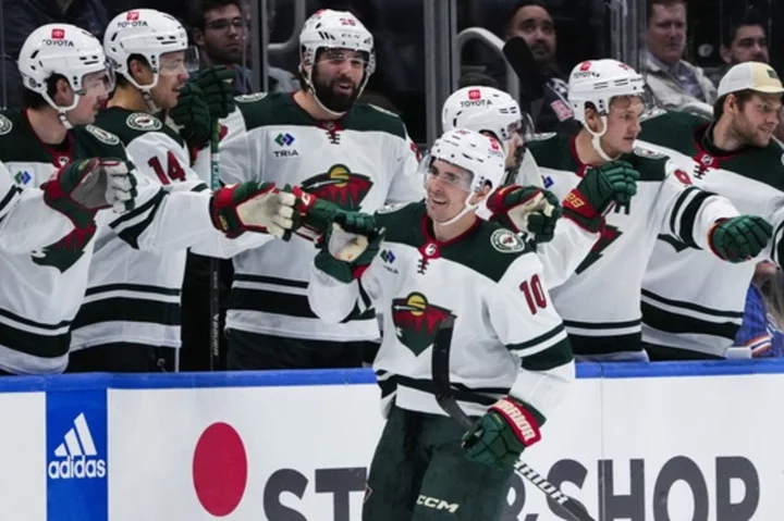 Kirill Kaprizov and Joel Eriksson Ek score in third to lift Wild over Islanders 4-2