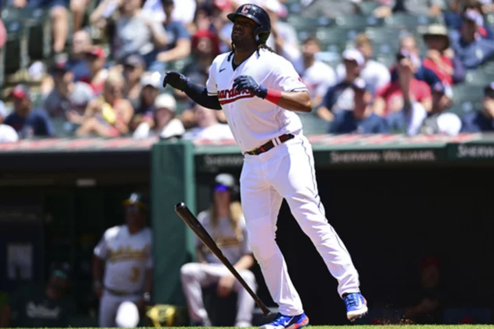 Josh Bell's homer sends Guardians to 6-1 win, sweep of Oakland as A's drop 8th straight