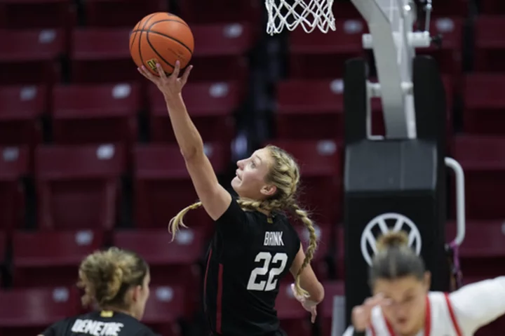 Brink's 25 points and 12 rebounds carry No. 3 Stanford to 85-44 rout of San Diego State