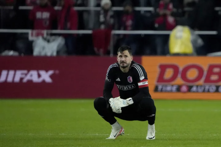 St. Louis City's' Burki named MLS Goalkeeper of the Year