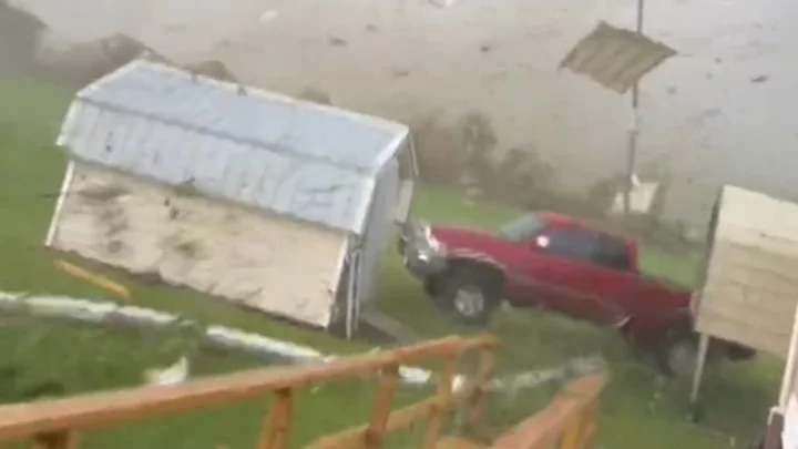 Insane Footage of Tornado Destroying a House in Nash County, North Carolina