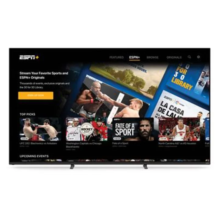 ESPN App, Including ESPN+, Now Available on VIZIO