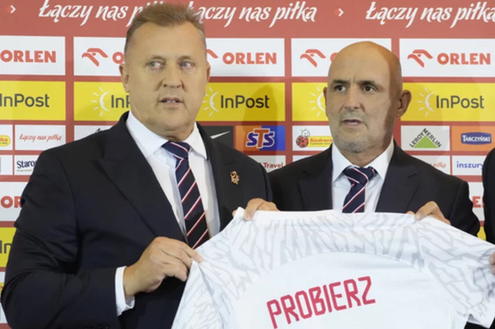 Michal Probierz succeeds Fernando Santos as coach of Poland's national soccer team