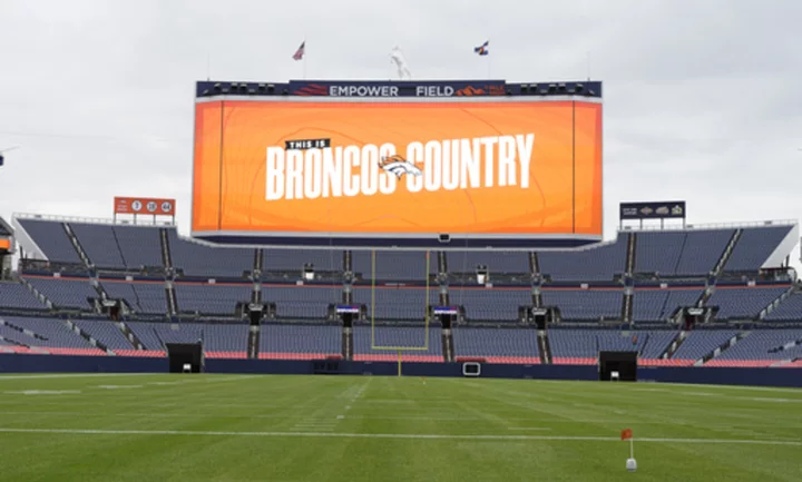 Broncos unveil $100 million upgrade to Empower Field at Mile High featuring mammoth scoreboard