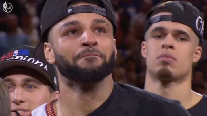 Jamal Murray Teared Up Onstage After Winning NBA Finals