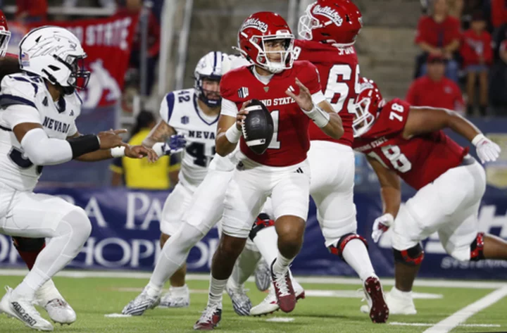 Keene throws 2 TD passes to Gill, No. 25 Fresno State beats Nevada 27-9 for 14th straight victory