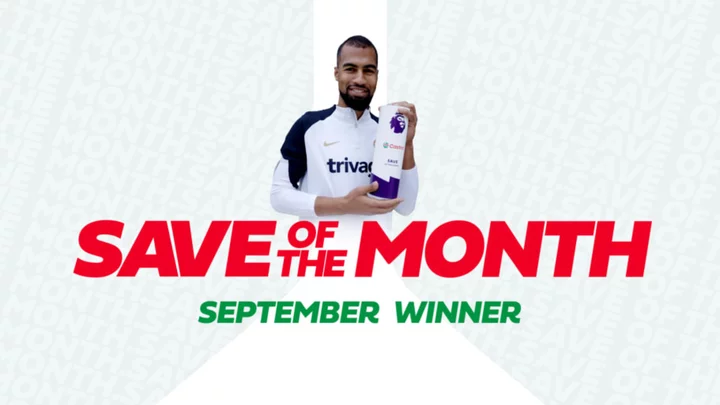 Robert Sanchez wins September Castrol Save of the Month award