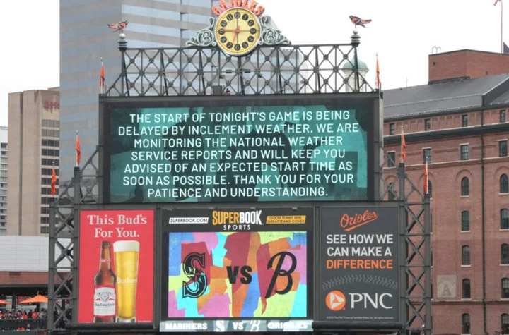 Orioles-Mariners start time: Orioles rain delay update in Baltimore