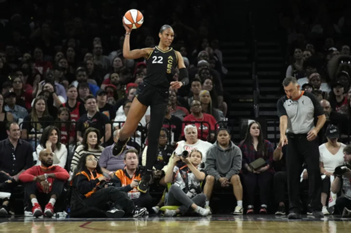 Aces rout Liberty 104-76, take 2-0 series lead in WNBA Finals