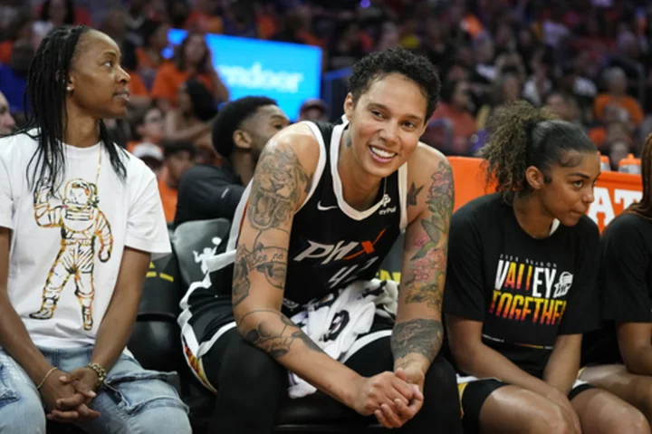 Griner gets warm welcome in first home game since being detained in Russian prison