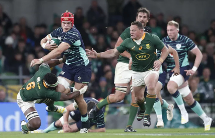 Sexton back from suspension and Van der Flier benched for Ireland's Rugby World Cup opener