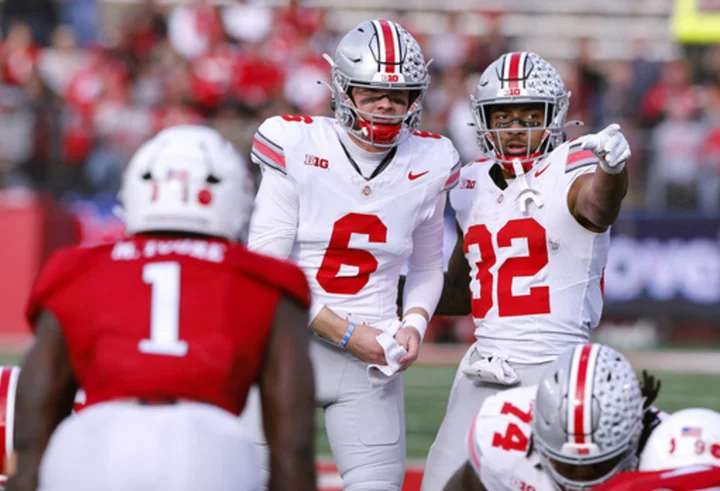Ohio State remains No. 1, followed by Georgia, Michigan, Florida State, as CFP rankings stand pat