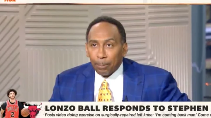 Stephen A. Smith Got Very Mad on 'First Take' About Lonzo Ball
